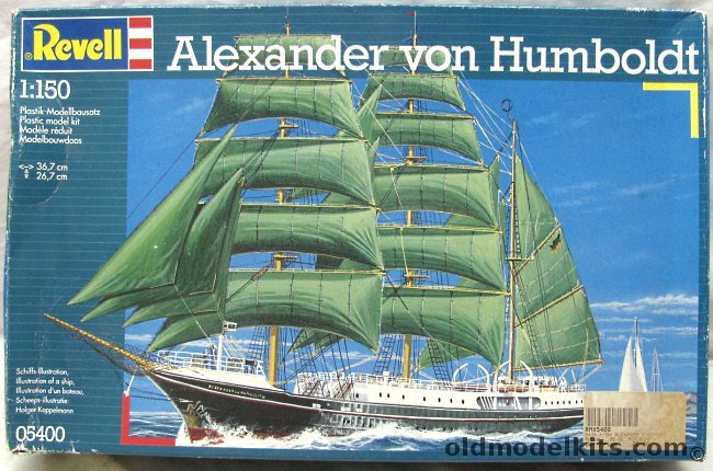 Revell 1/150 Alexander von Humboldt with Sails, 05400 plastic model kit